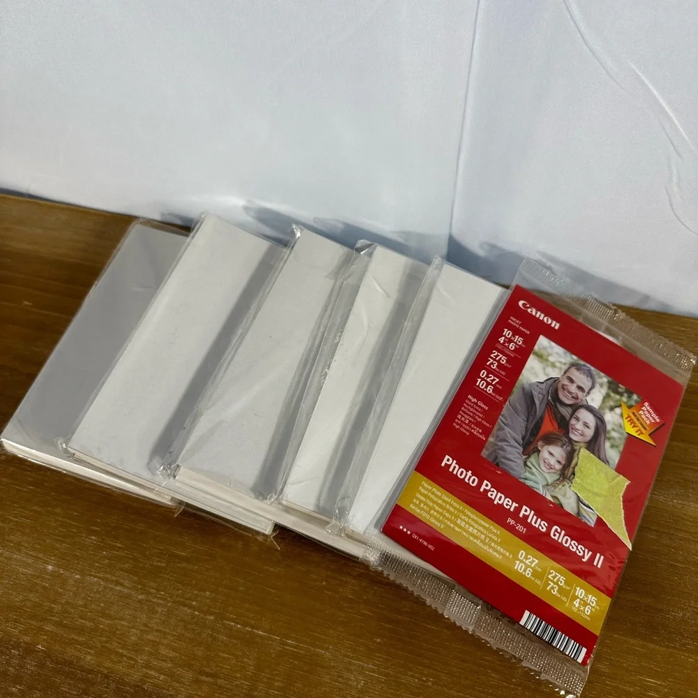Lot of Canon Photo Paper Plus Glossy II - White